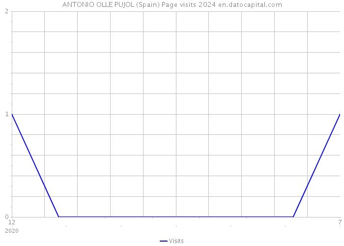 ANTONIO OLLE PUJOL (Spain) Page visits 2024 