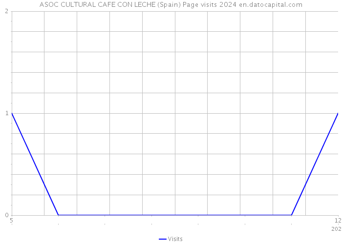 ASOC CULTURAL CAFE CON LECHE (Spain) Page visits 2024 