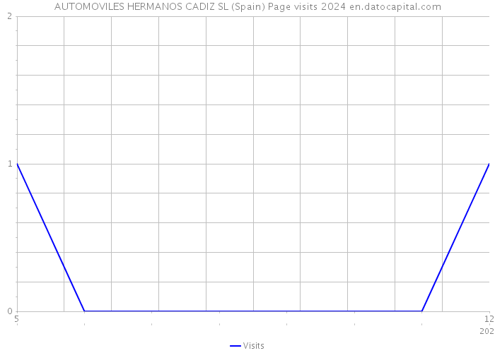 AUTOMOVILES HERMANOS CADIZ SL (Spain) Page visits 2024 