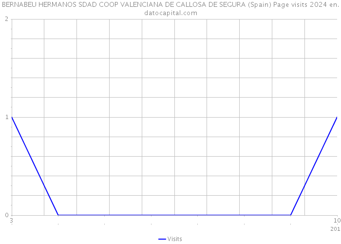 BERNABEU HERMANOS SDAD COOP VALENCIANA DE CALLOSA DE SEGURA (Spain) Page visits 2024 