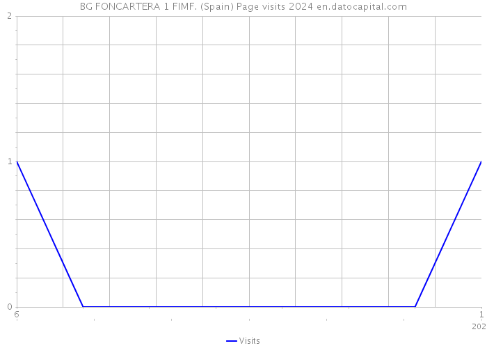 BG FONCARTERA 1 FIMF. (Spain) Page visits 2024 