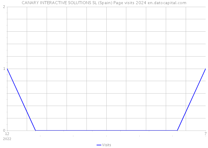 CANARY INTERACTIVE SOLUTIONS SL (Spain) Page visits 2024 