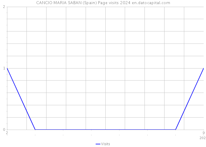 CANCIO MARIA SABAN (Spain) Page visits 2024 