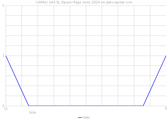 CARALI GAS SL (Spain) Page visits 2024 