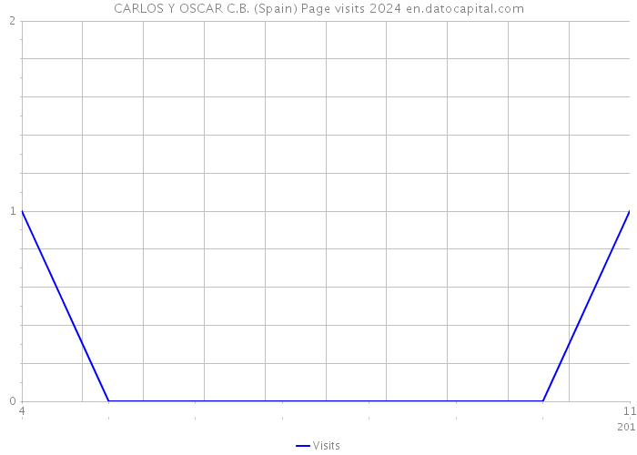 CARLOS Y OSCAR C.B. (Spain) Page visits 2024 