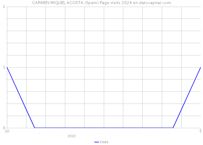 CARMEN MIQUEL ACOSTA (Spain) Page visits 2024 