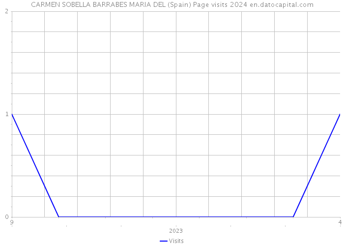 CARMEN SOBELLA BARRABES MARIA DEL (Spain) Page visits 2024 