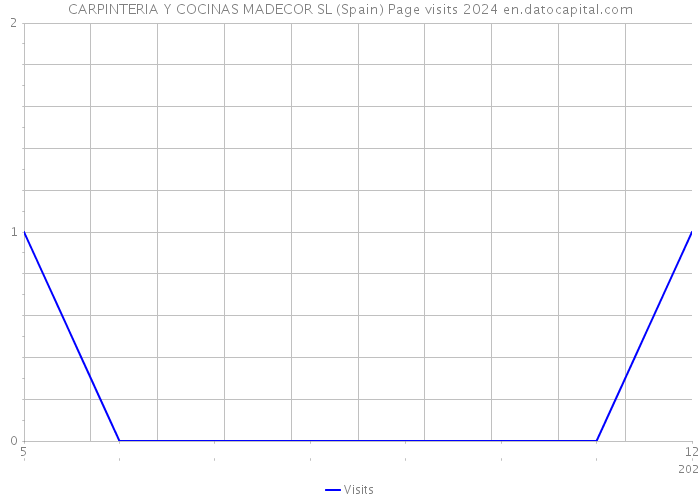 CARPINTERIA Y COCINAS MADECOR SL (Spain) Page visits 2024 