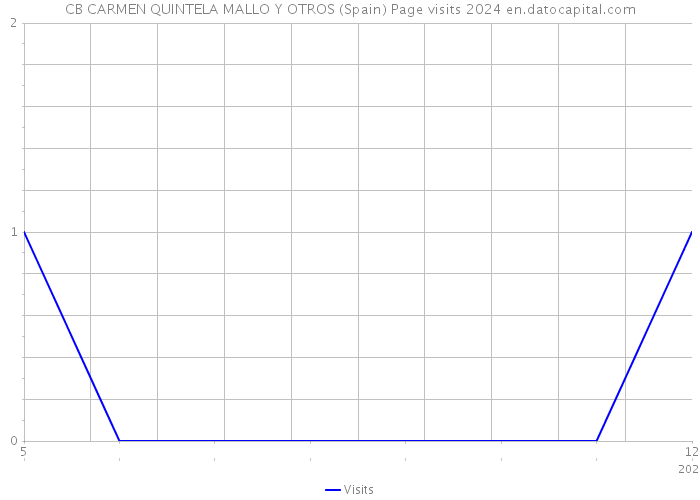 CB CARMEN QUINTELA MALLO Y OTROS (Spain) Page visits 2024 