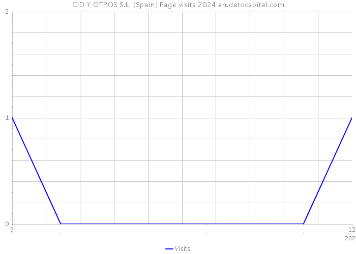 CID Y OTROS S.L. (Spain) Page visits 2024 