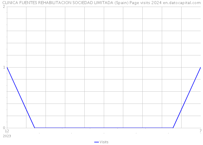 CLINICA FUENTES REHABILITACION SOCIEDAD LIMITADA (Spain) Page visits 2024 