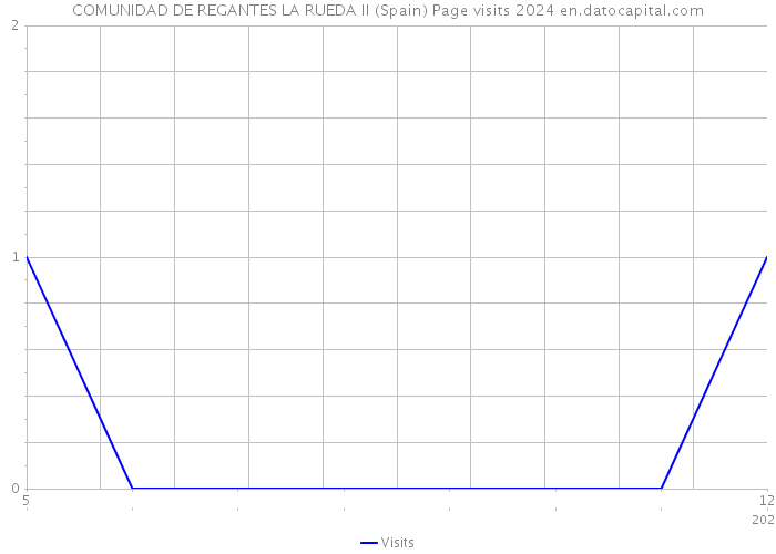 COMUNIDAD DE REGANTES LA RUEDA II (Spain) Page visits 2024 