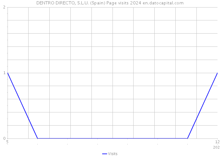 DENTRO DIRECTO, S.L.U. (Spain) Page visits 2024 