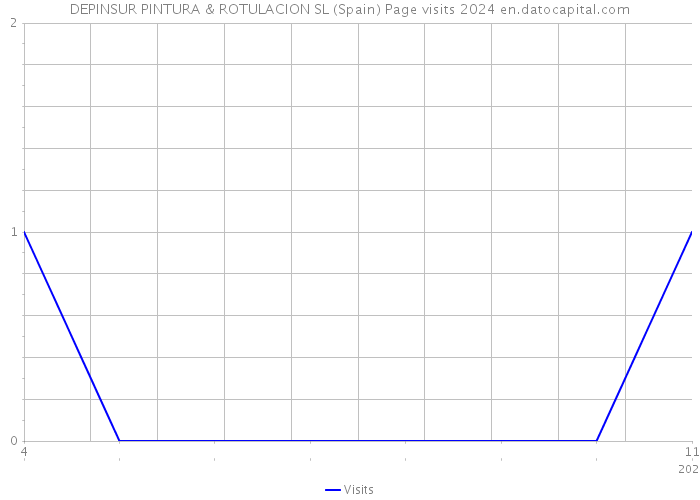 DEPINSUR PINTURA & ROTULACION SL (Spain) Page visits 2024 