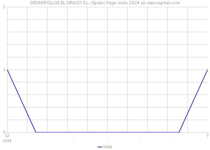 DESARROLLOS EL DRAGO S.L. (Spain) Page visits 2024 