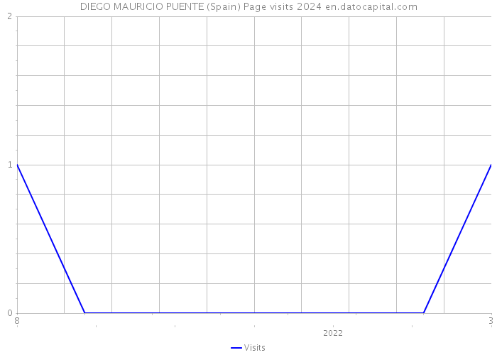 DIEGO MAURICIO PUENTE (Spain) Page visits 2024 