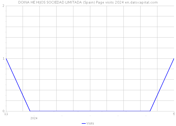 DOINA HE HIJOS SOCIEDAD LIMITADA (Spain) Page visits 2024 