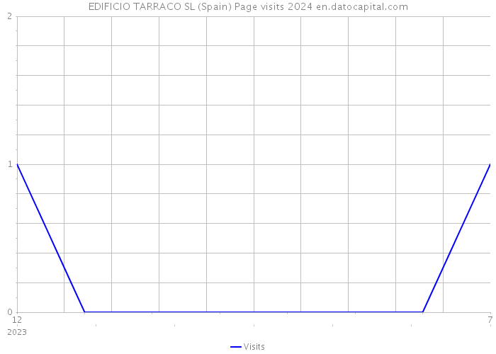 EDIFICIO TARRACO SL (Spain) Page visits 2024 