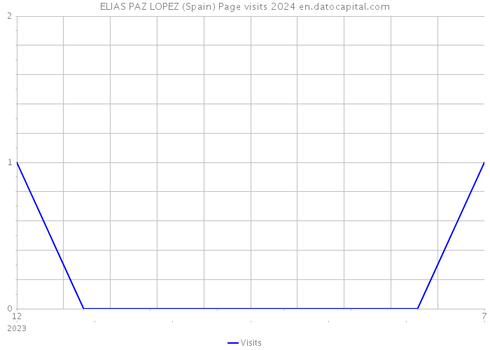 ELIAS PAZ LOPEZ (Spain) Page visits 2024 