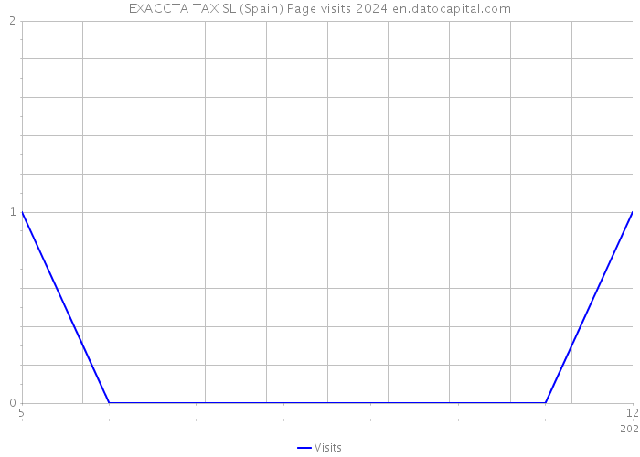 EXACCTA TAX SL (Spain) Page visits 2024 