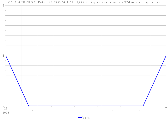 EXPLOTACIONES OLIVARES Y GONZALEZ E HIJOS S.L. (Spain) Page visits 2024 