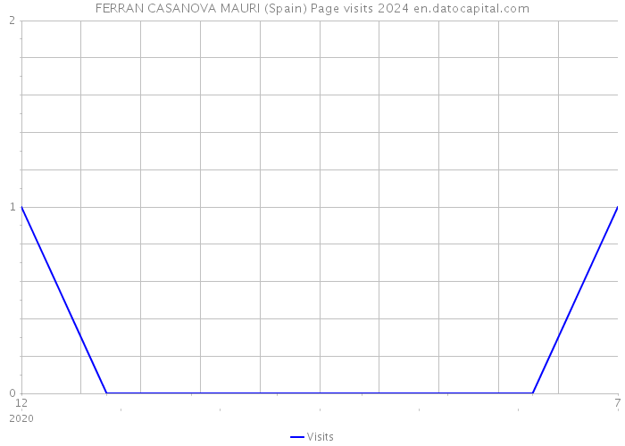 FERRAN CASANOVA MAURI (Spain) Page visits 2024 