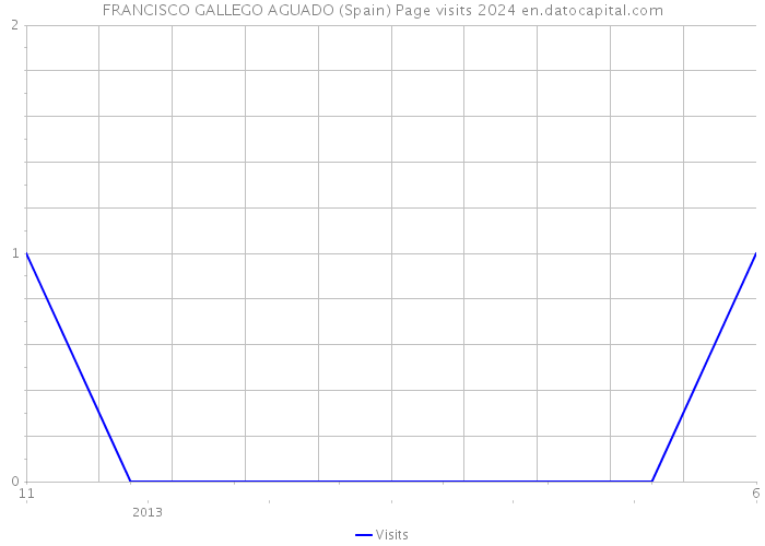 FRANCISCO GALLEGO AGUADO (Spain) Page visits 2024 