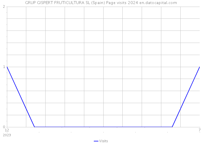 GRUP GISPERT FRUTICULTURA SL (Spain) Page visits 2024 