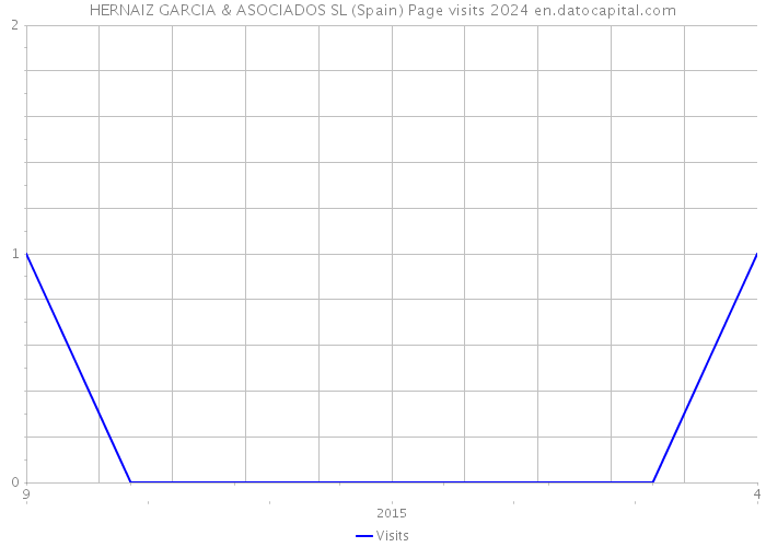 HERNAIZ GARCIA & ASOCIADOS SL (Spain) Page visits 2024 