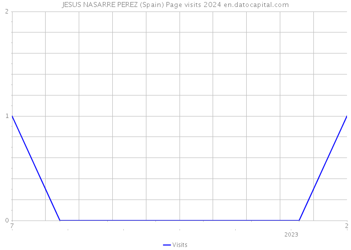 JESUS NASARRE PEREZ (Spain) Page visits 2024 