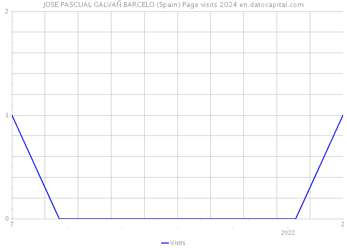JOSE PASCUAL GALVAÑ BARCELO (Spain) Page visits 2024 
