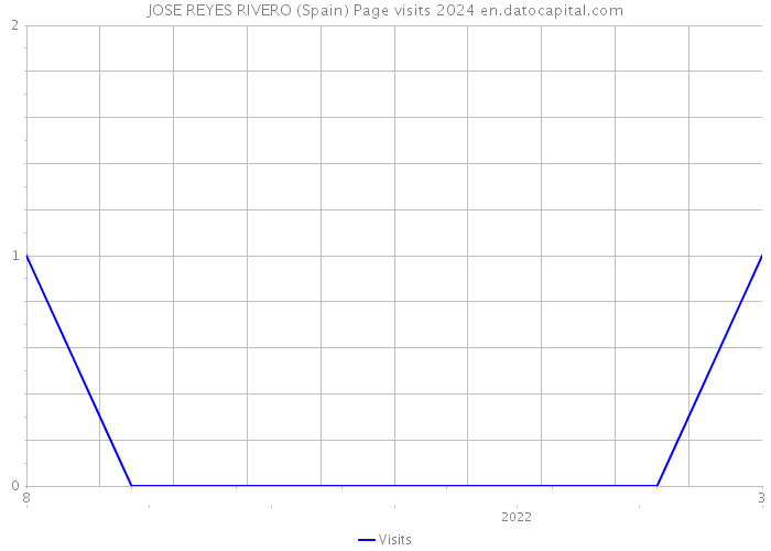 JOSE REYES RIVERO (Spain) Page visits 2024 