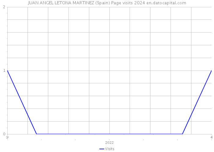 JUAN ANGEL LETONA MARTINEZ (Spain) Page visits 2024 