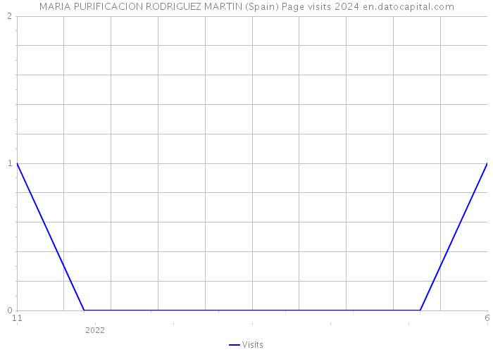 MARIA PURIFICACION RODRIGUEZ MARTIN (Spain) Page visits 2024 