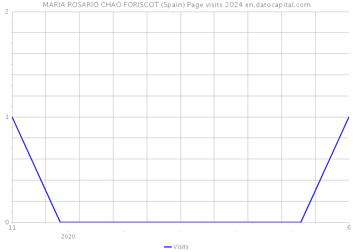 MARIA ROSARIO CHAO FORISCOT (Spain) Page visits 2024 