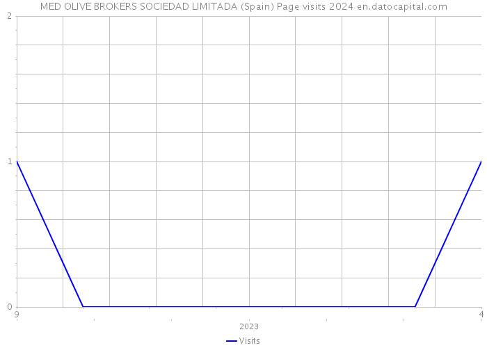 MED OLIVE BROKERS SOCIEDAD LIMITADA (Spain) Page visits 2024 