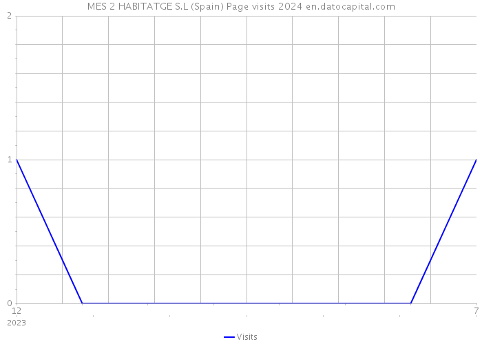 MES 2 HABITATGE S.L (Spain) Page visits 2024 