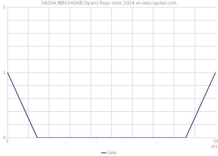 NAZHA BENCHOAIB (Spain) Page visits 2024 