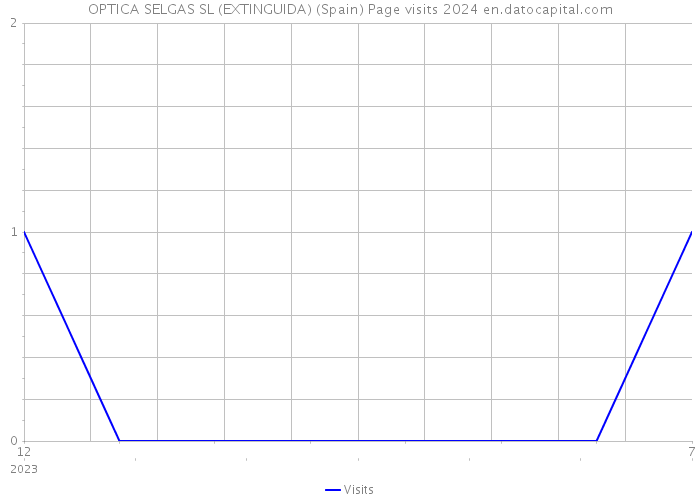 OPTICA SELGAS SL (EXTINGUIDA) (Spain) Page visits 2024 