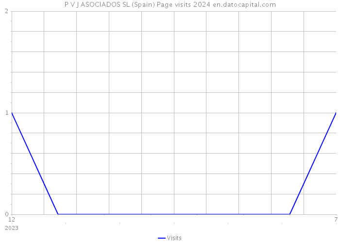P V J ASOCIADOS SL (Spain) Page visits 2024 