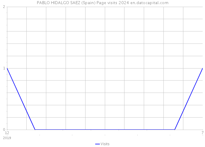 PABLO HIDALGO SAEZ (Spain) Page visits 2024 