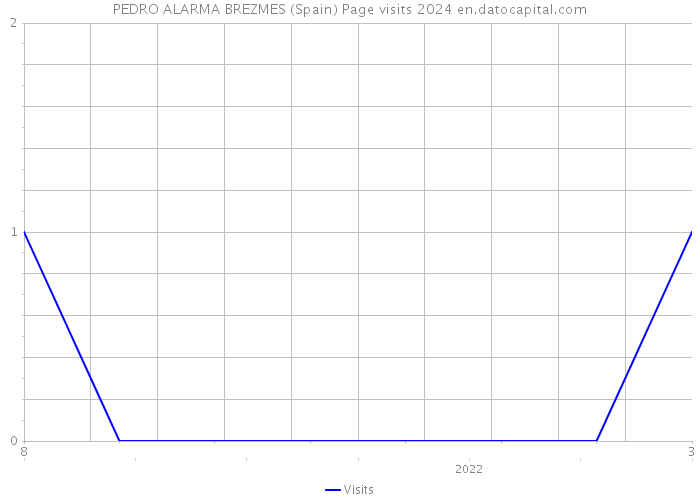 PEDRO ALARMA BREZMES (Spain) Page visits 2024 