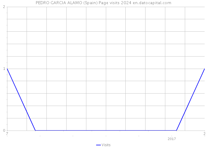 PEDRO GARCIA ALAMO (Spain) Page visits 2024 