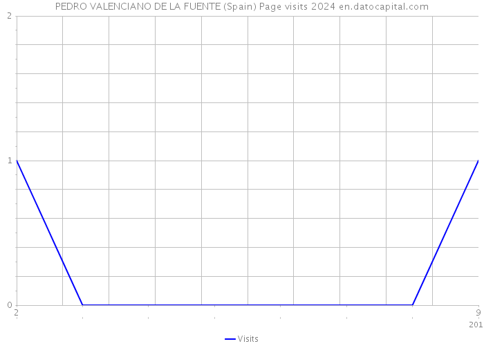 PEDRO VALENCIANO DE LA FUENTE (Spain) Page visits 2024 