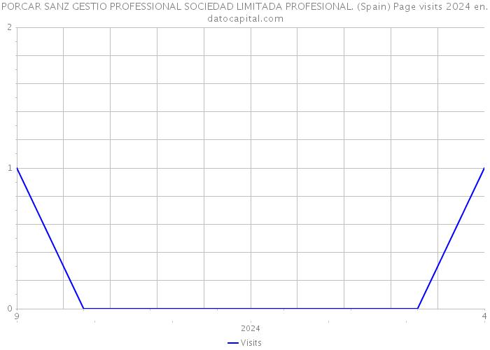 PORCAR SANZ GESTIO PROFESSIONAL SOCIEDAD LIMITADA PROFESIONAL. (Spain) Page visits 2024 