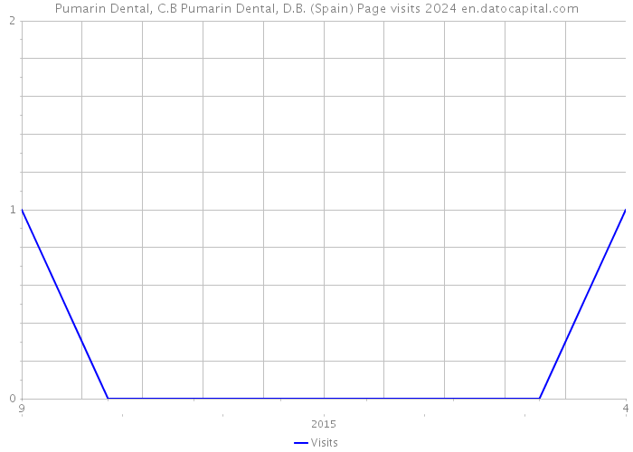 Pumarin Dental, C.B Pumarin Dental, D.B. (Spain) Page visits 2024 