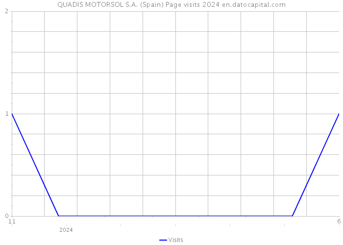 QUADIS MOTORSOL S.A. (Spain) Page visits 2024 