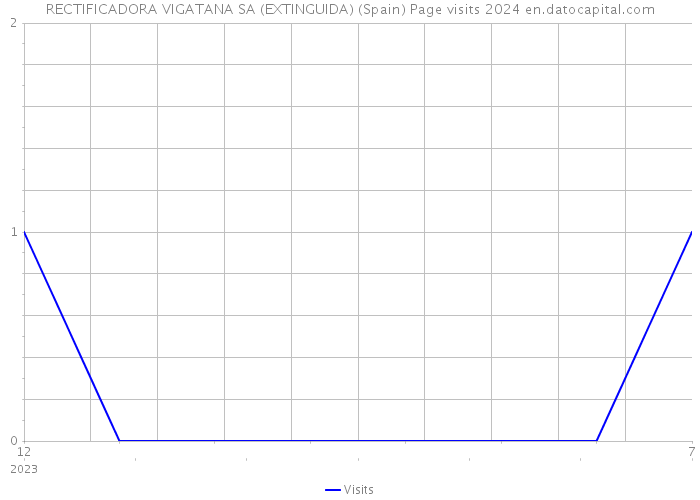 RECTIFICADORA VIGATANA SA (EXTINGUIDA) (Spain) Page visits 2024 