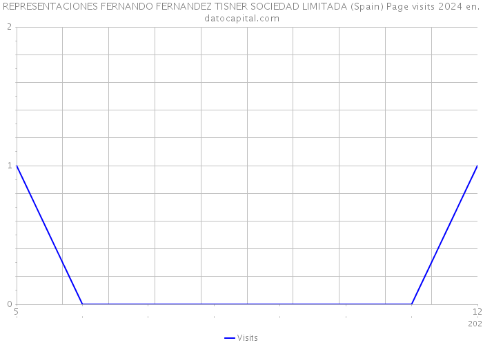 REPRESENTACIONES FERNANDO FERNANDEZ TISNER SOCIEDAD LIMITADA (Spain) Page visits 2024 