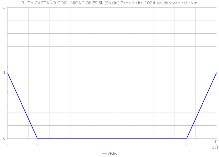 RUTH CASTAÑO COMUNICACIONES SL (Spain) Page visits 2024 